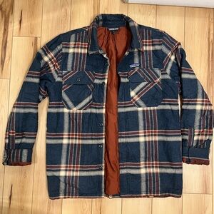 Men's Insulated Organic Cotton Midweight Fjord Flannel Shirt Size Medium